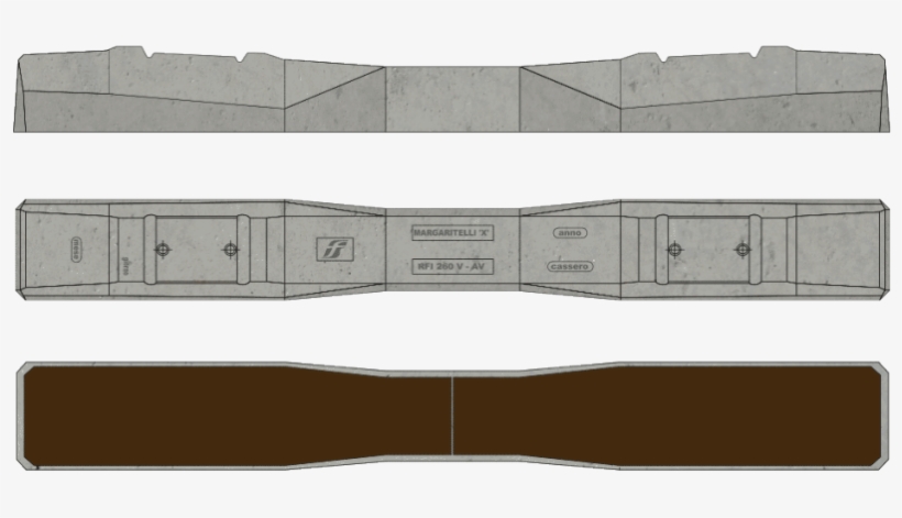 Concrete Sleeper For High Speed Lines And For Traditional, transparent png #5397910