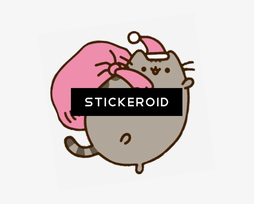 Стикер Pusheen - Christmas Pusheen, transparent png #5398005