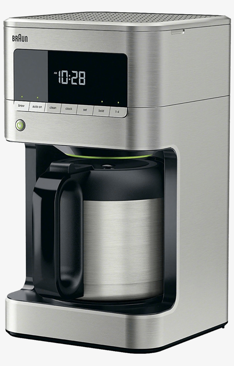 Braun Brewsense 10-cup Drip Coffee Maker W/ Thermal - Braun Kf7175 Brew Sense Thermal Drip Coffee Maker,, transparent png #5399590