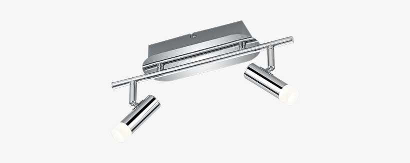 Zidane - Trio Zidane Ceiling Spotlight Led Chrome, 2-light Sources, transparent png #540224