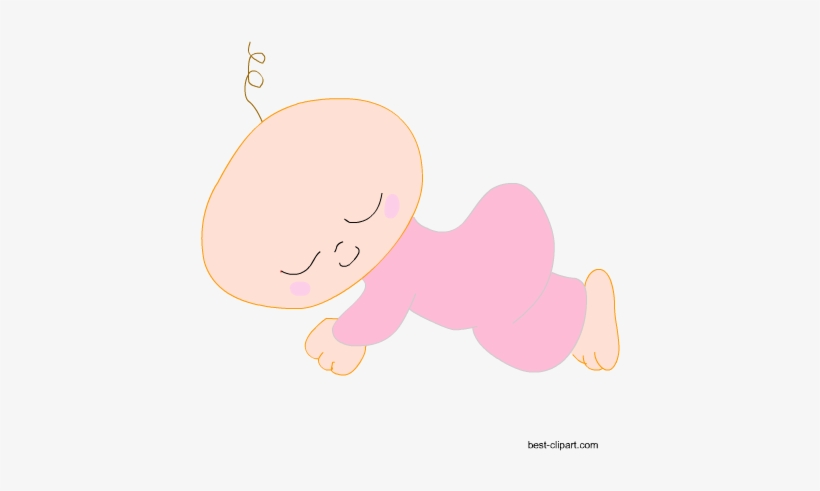 Free Baby Girl Png Clip Art - Clip Art, transparent png #540407
