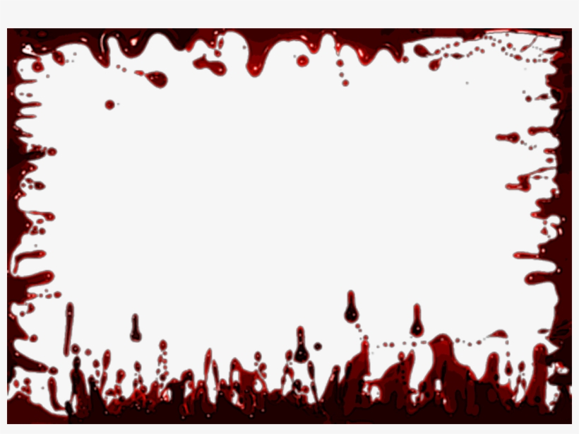 Blood Frame Background - Blood Background Png - Free Transparent PNG  Download - PNGkey