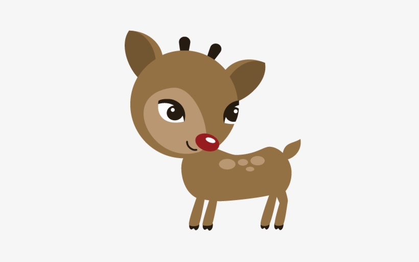 Reindeer - Cartoon Reindeer Transparent Background, transparent png #541045