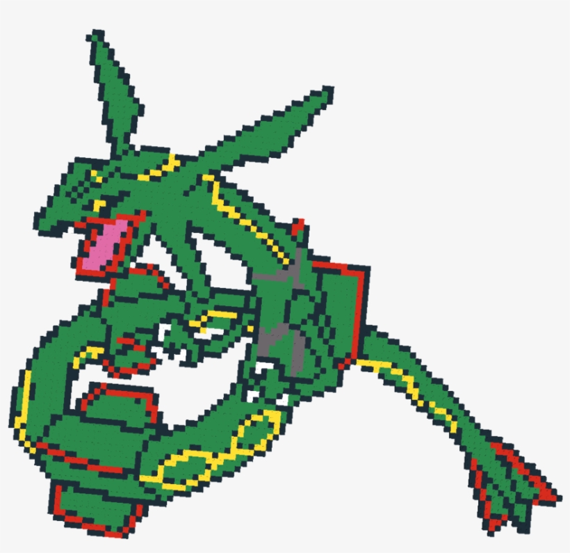 Sadboys - Rayquaza 8 Bit Png, transparent png #541181