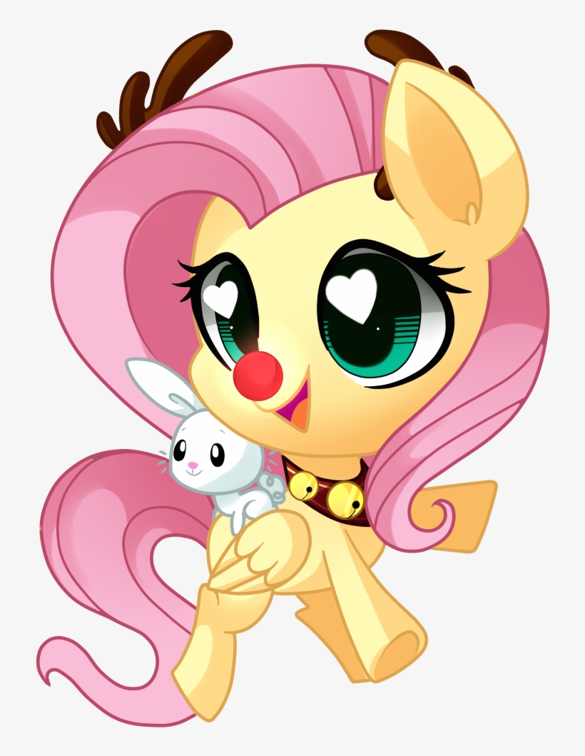 Angel Bunny, Artist - Cute Chibi Fluttershy, transparent png #541314