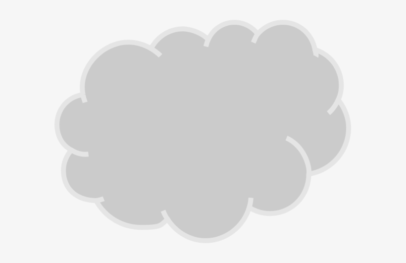 Cloud Gray Clipart Png - Clip Art, transparent png #541799