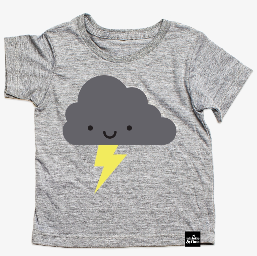 Kawaii Storm Cloud T-shirt - Kawaii Sushi T Shirt, transparent png #541801