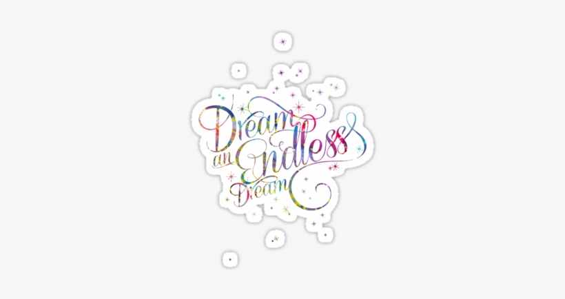 Endless Dream Sleeping Beauty Quote Watercolor - Dream, transparent png #541906