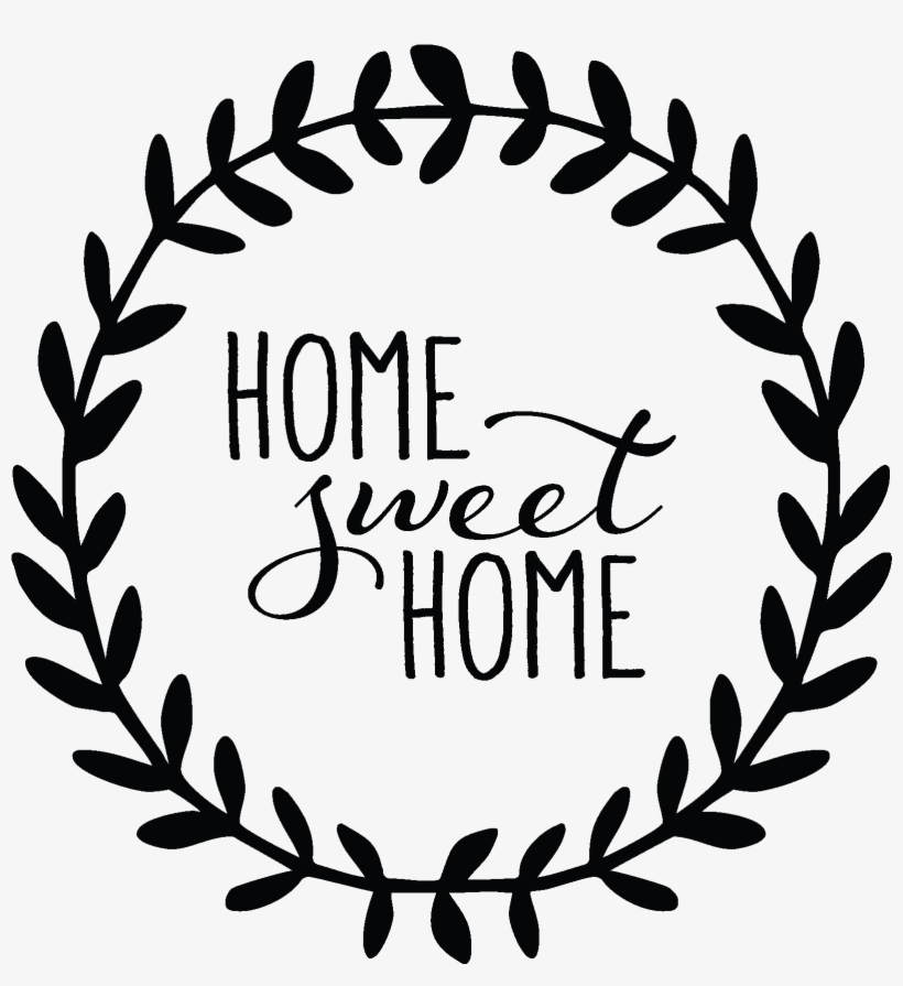 Home Sweet Home Leaves Wall Quotes™ Decal Wallquotes - There's No Place Like Home Png, transparent png #541977