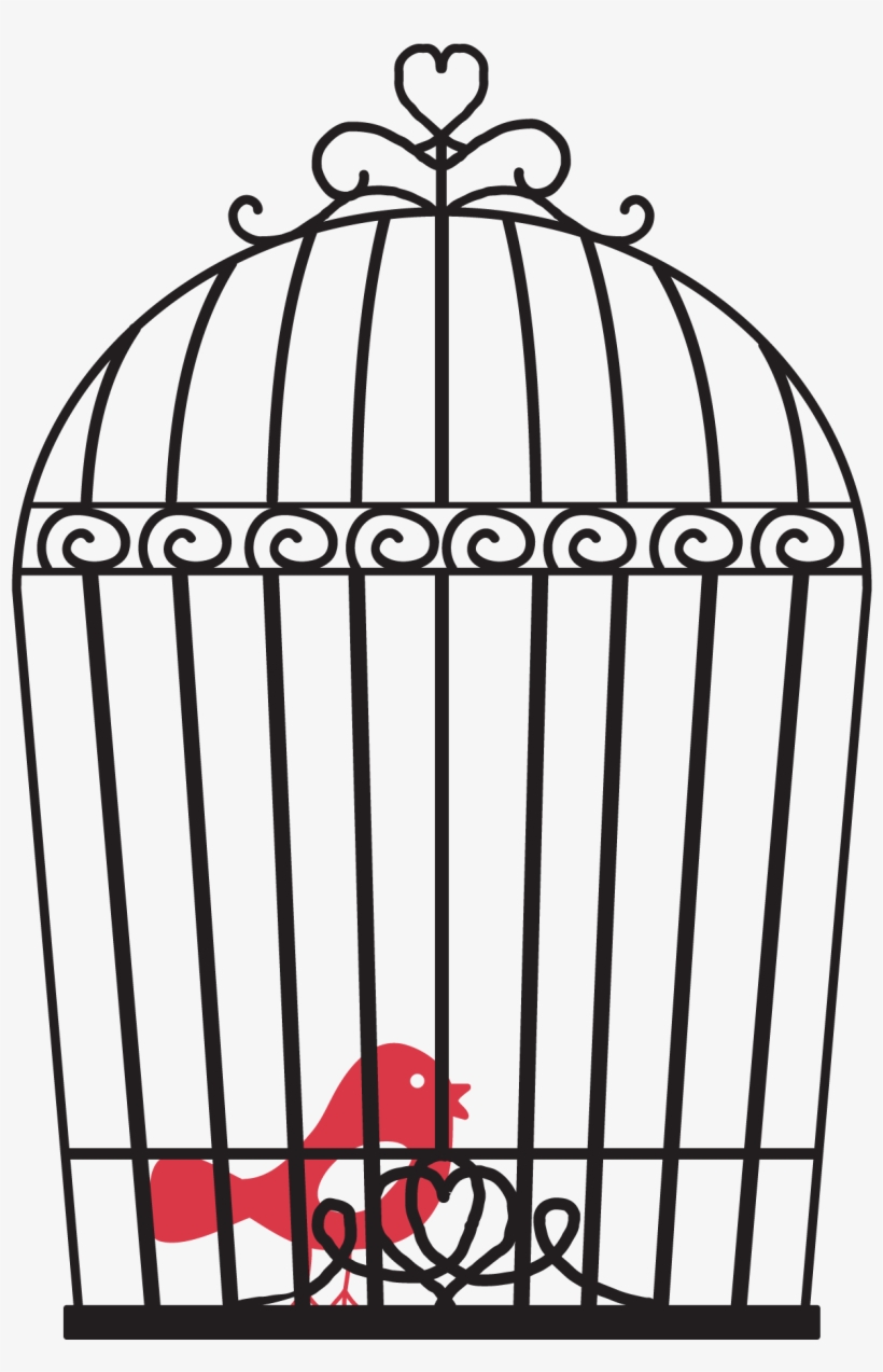 Bird In Cage Png Svg Freeuse Library - Bird Cage Clipart Png, transparent png #542072