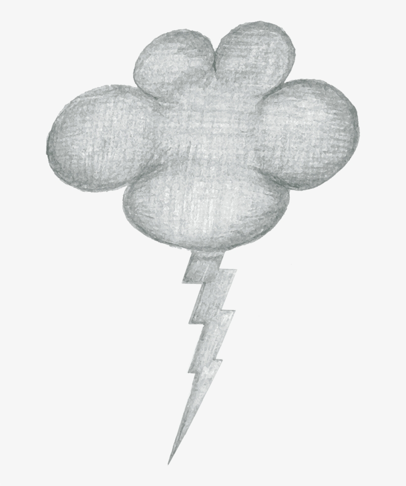 Lightning Cloud - Portable Network Graphics, transparent png #542092