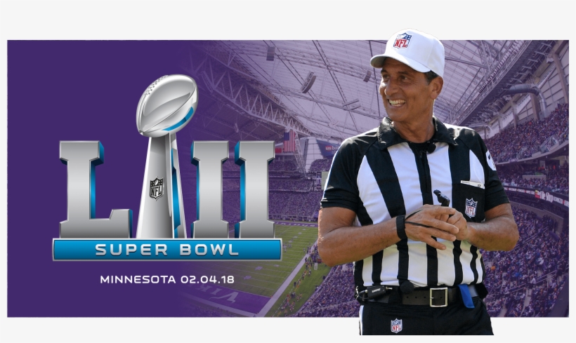 Gene Steratore Will Be The Referee Heading The Super - Super Bowl Kris Wu, transparent png #542380