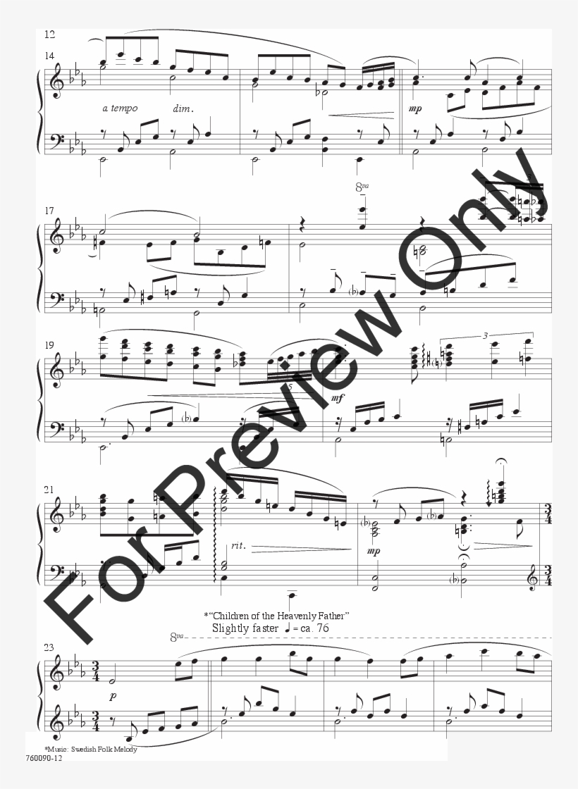 Artistry In Ivory Thumbnail - Sheet Music, transparent png #543362