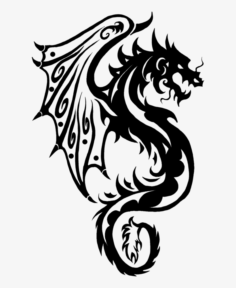 Dragon Tattoos Png - Dragon Tattoo Png, transparent png #543490