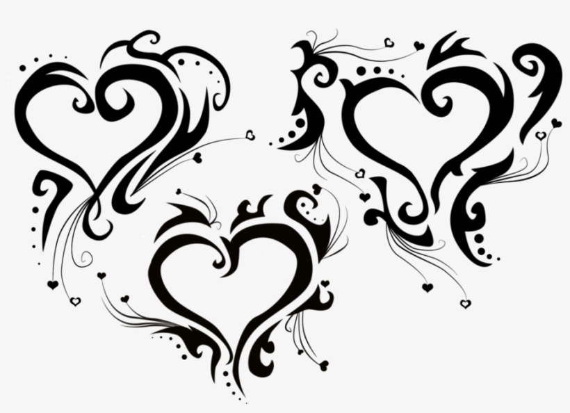 Heart - Heart Tattoo Png, transparent png #543491