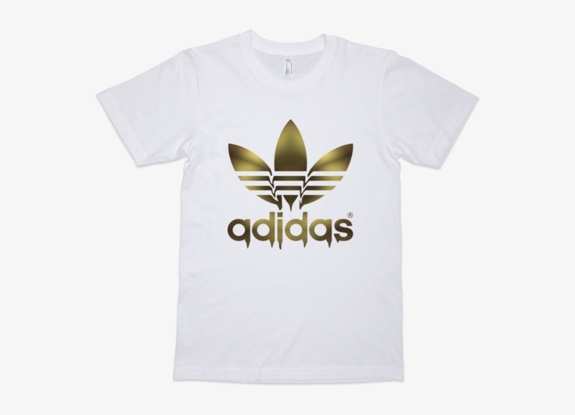 Liquid Golden Adidas Logo Men's Organic T-shirt - Drawfee Spheal Shirt, transparent png #543796