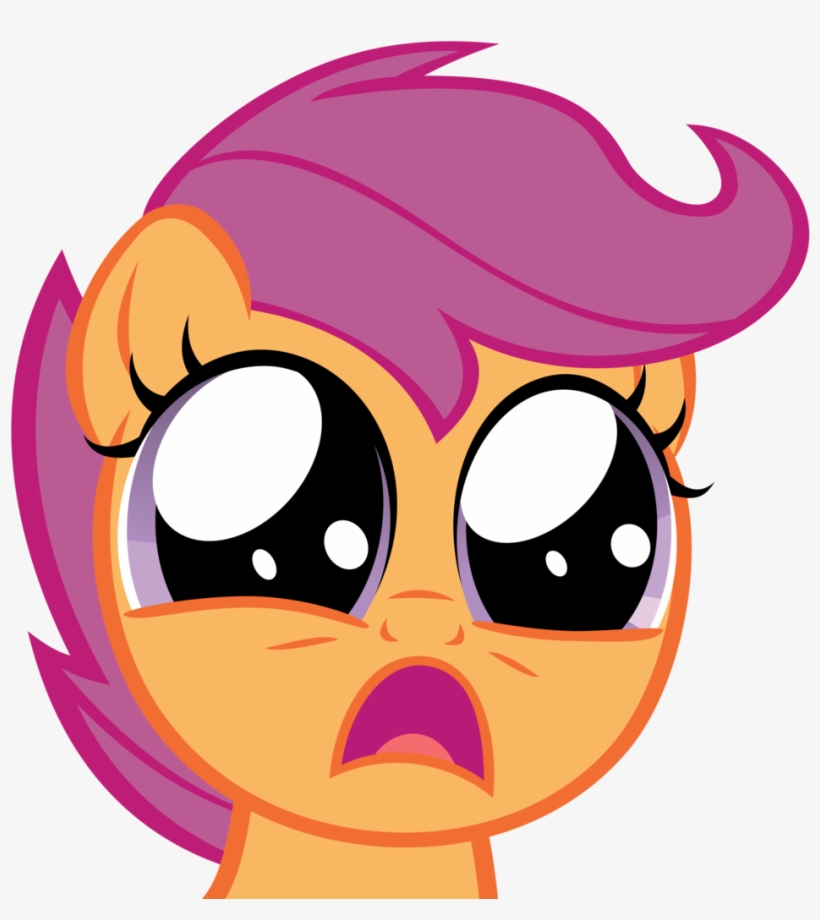 Absurd Res, Artist - Sad Scootaloo Face, transparent png #543850