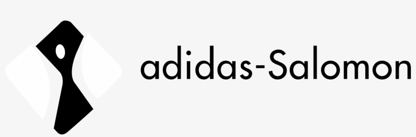 Adidas Salomon Logo Black And White - Tomahawk, transparent png #544008