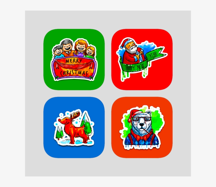 Christmas Stickers On The App Store - Cartoon, transparent png #544360