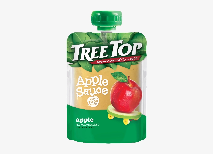 Tree Top Worked With Sonoco To Launch Its Applesauce - Tree Top Apple Sauce, Cinnamon - 12 Count, 3.2 Oz Pouches, transparent png #544563