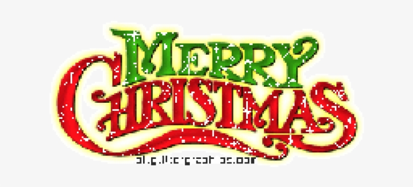Merry Christmas Text Clipart Snow Png - Superclings Christmas Window Clings Decals, transparent png #544613