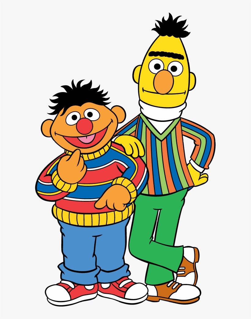 View Thousands Amazing Images On Weclipart - Sesame Street Bert & Ernie, transparent png #544641