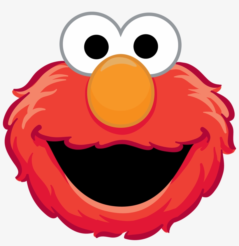Sesame Street Clipart Face - Elmo 2nd Birthday, transparent png #544663