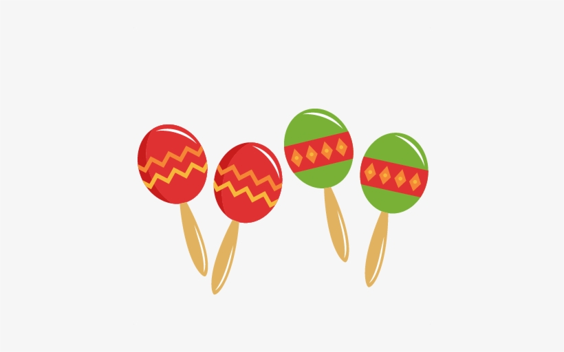 Maracas Transparent Hispanic - Mexican Maracas Clipart Png, transparent png #544684
