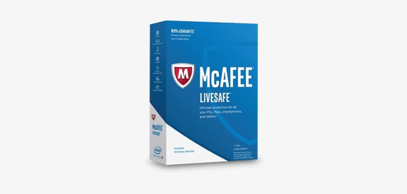 Secure All Your Devices With Mcafee - Mcafee Livesafe - 12 Month - Windows, Android, Mac, transparent png #545029