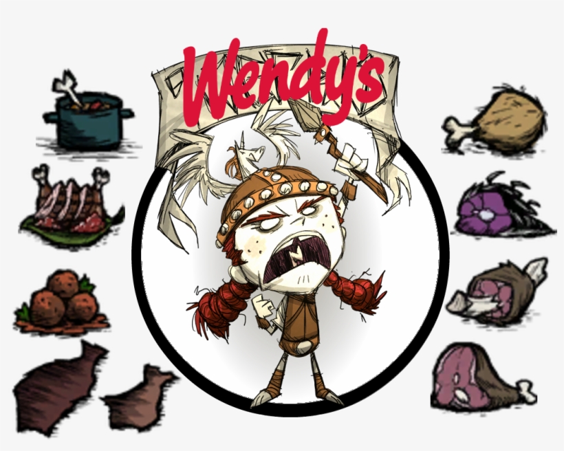Wendy's - Cartoon, transparent png #545114