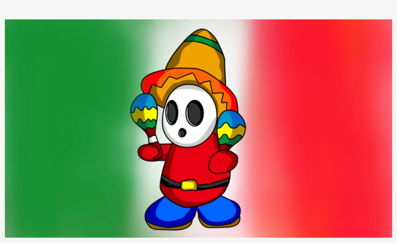 Download Mexican Guy With Maracas Clipart Shy Guy Maraca - Mexican Guy With Maracas, transparent png #545156