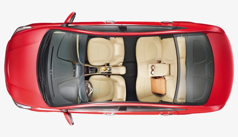 Car Top View Png Truck Top View Images - Hyundai Eon Top View, transparent png #545334