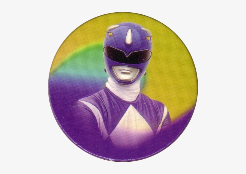 Collect A Card > Power Caps > Power Rangers Series - Purple Power Ranger Mask, transparent png #545570