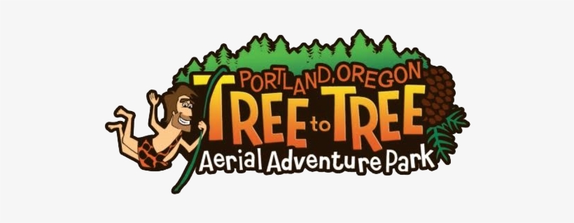 Aerial Adventure Park Serving The Gaston And Portland, - Tree To Tree Adventure Park Logo, transparent png #546036