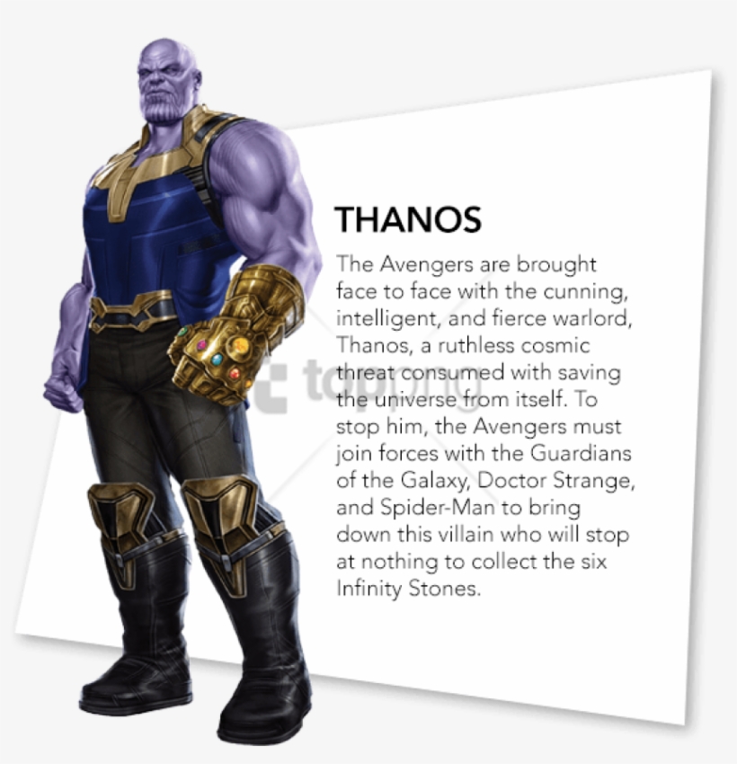 Marvel's Avengers - Avengers Infinity War Personajes Thanos, transparent png #546324