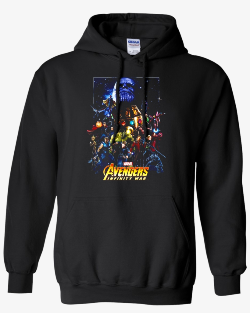 Avengers Infinity Wars Team T Shirt Hoodie Sweater - Black Panther Hoodie, transparent png #546365