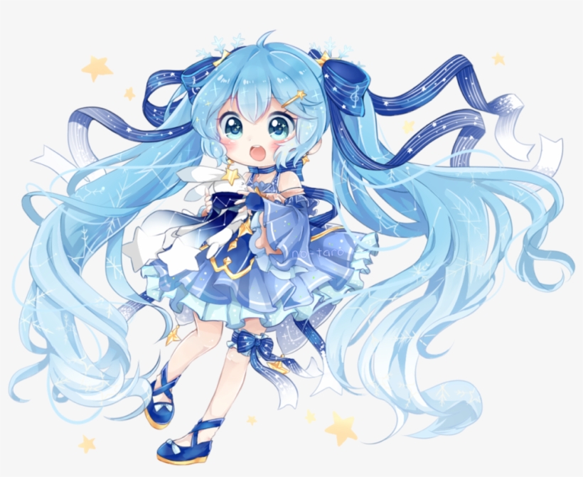 Banner Free Vocaloid Pinterest Hatsune And Chibi - Hatsune Miku Snow 2017, transparent png #546382