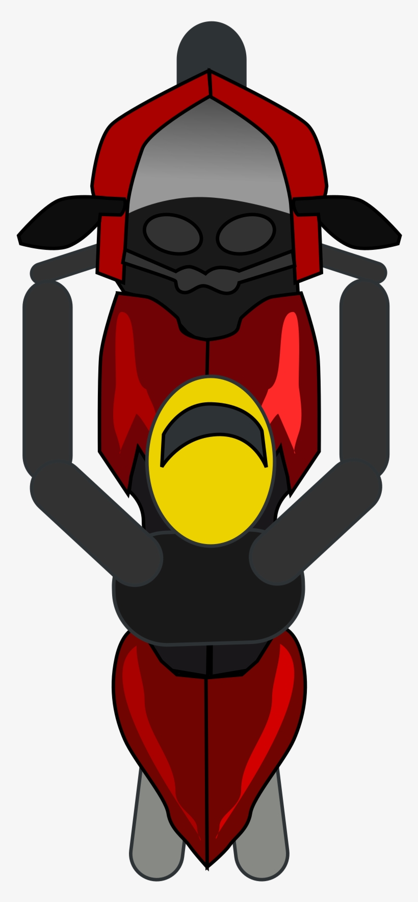 Racing Bike Top Down For Games Icons Png - Motorcycle Vector Top View Png, transparent png #546701