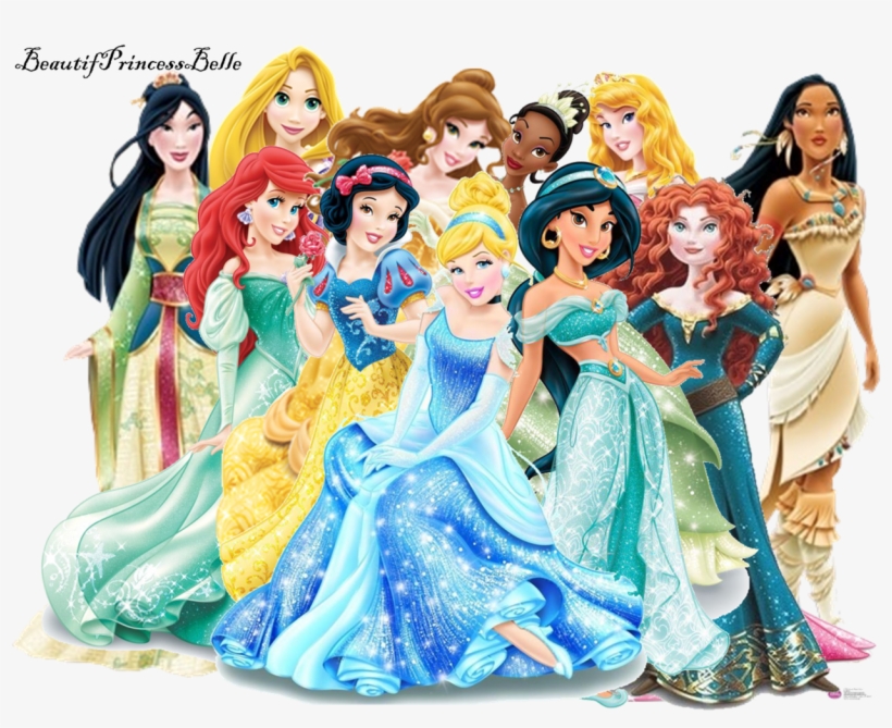 Graphic Free Stock Disney Princesses Cartoon Characters - Cartoon Characters  Disney Princess - Free Transparent PNG Download - PNGkey