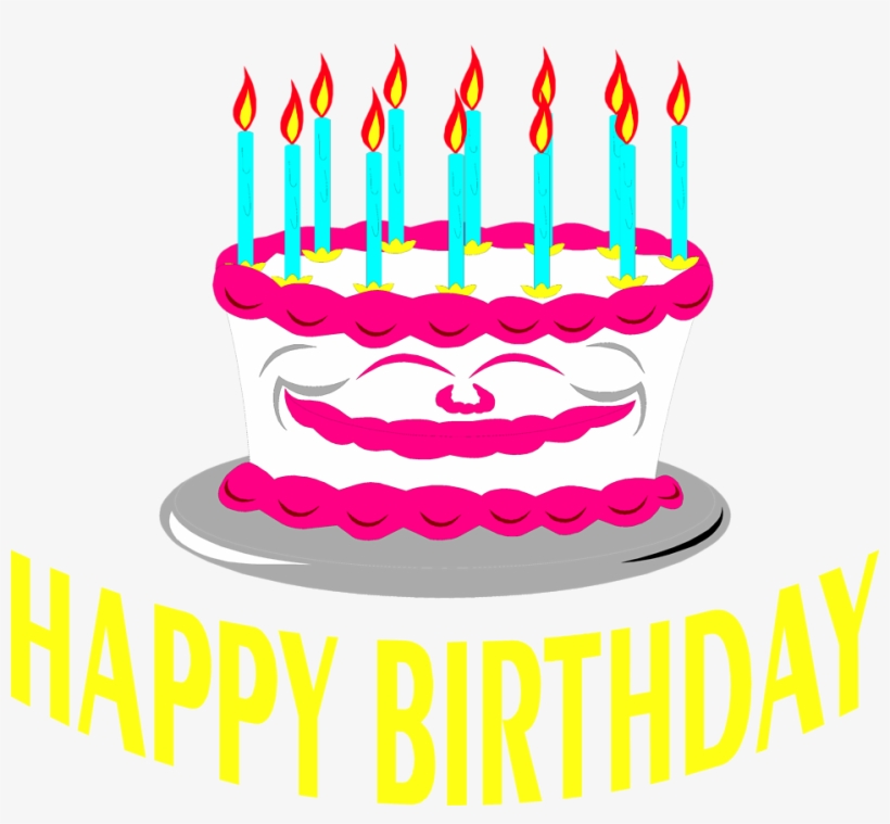 Cake Birthday - Text Png Birthday Cake, transparent png #547066