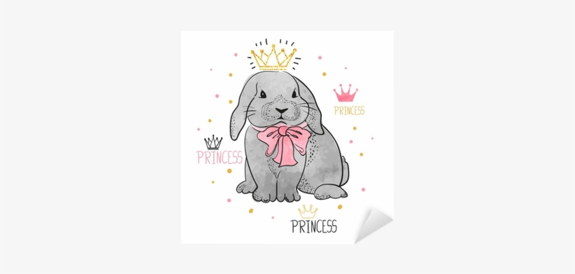 Cute Little Princess Rabbit - Conejo Princesa, transparent png #547102