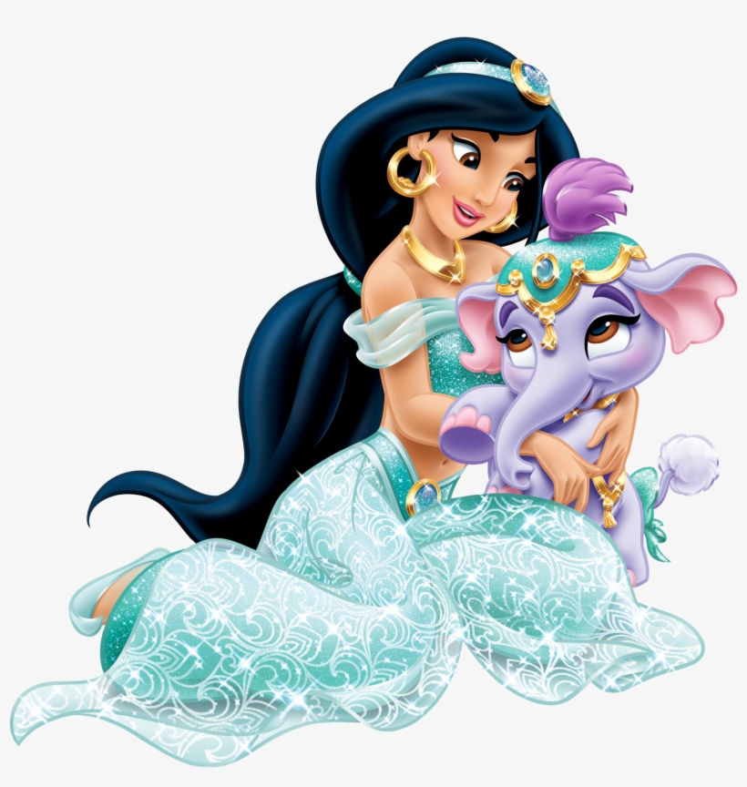 Disney Princess With Cute Elephant Transparent Png - Welcome To Birthday Party Sign Poster Custom, transparent png #547120