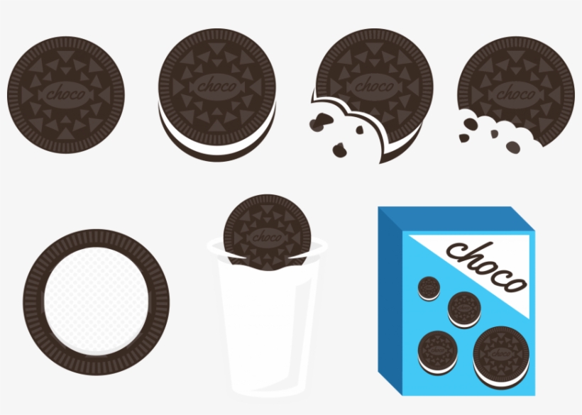 Free Png Oreo Png Images Transparent - Galleta Oreo Vector, transparent png #547276