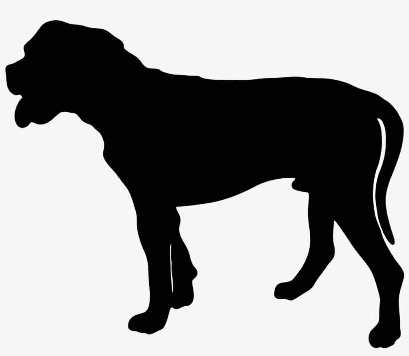 7al American Bulldog Silhouette Arc Umbrella That Closes - Greater Swiss Mountain Dog Vector, transparent png #547342