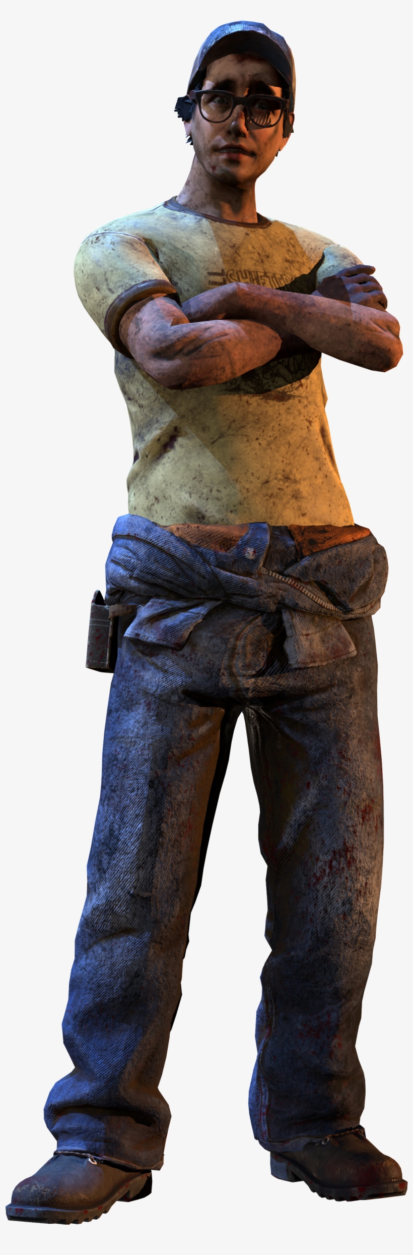 Dwight Ellis Leftfordead - Dead By Daylight Action Figures, transparent png #547344