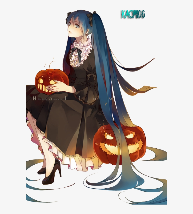 Pin Binbi Love On Hatsune Miku Pinterest Vocaloid Anime - Miku Hatsune Halloween, transparent png #547370