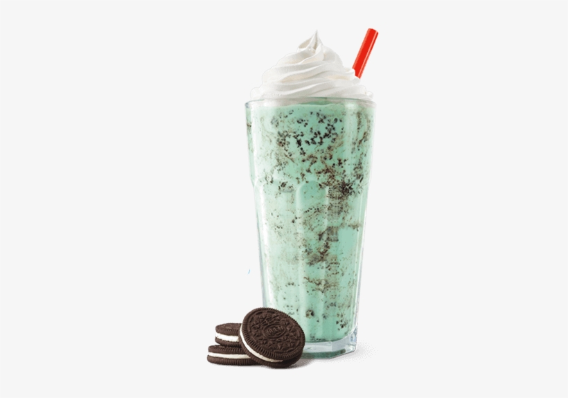 Burger King's St - Mint Oreo Milkshake Burger King, transparent png #547666