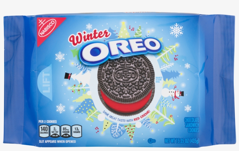 Nabisco Oreo Winter Chocolate Sandwich Cookies - Oreo Winter Cookie, 15.35 Oz, transparent png #547692