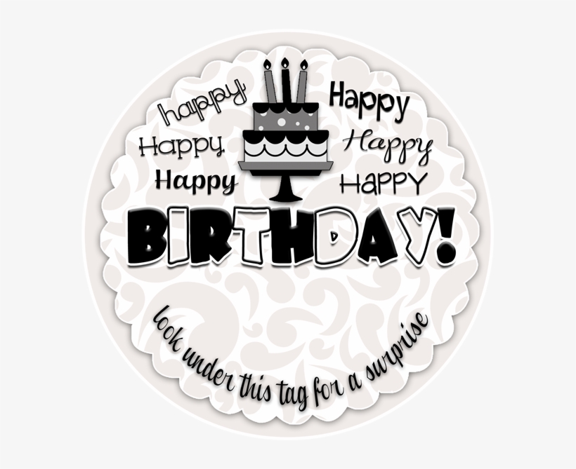 Happy Birthday Tag - Cake Decorating, transparent png #547710