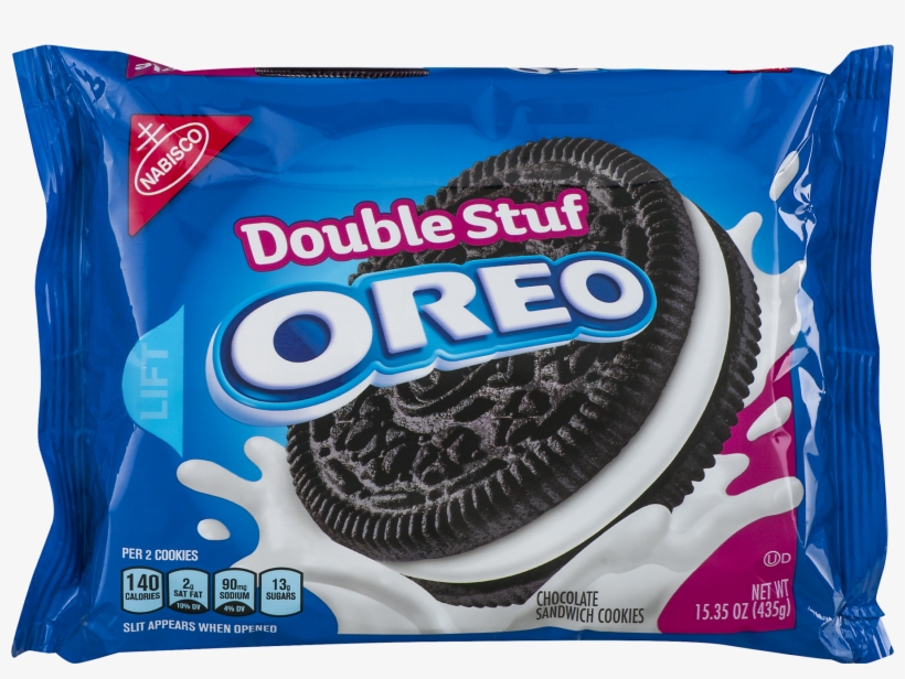 Banner Free Stock Nabisco Double Stuf Chocolate Sandwich - Double Stuffed Oreo Package, transparent png #547825